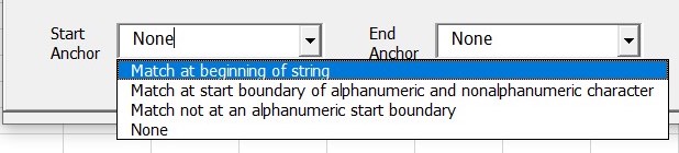 Excel Mega Search anchor types