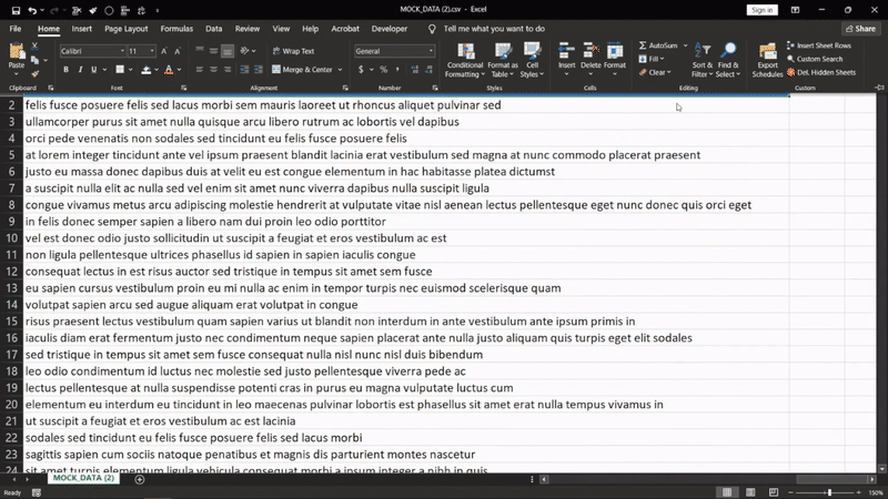 Excel Mega Search for multiple input phrases